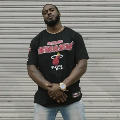 My Hero Academia x Hyperfly x NBA - Miami Heat All Might T-Shirt