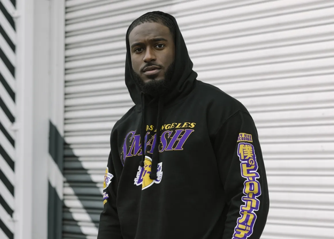 My Hero Academia x Hyperfly x NBA - Los Angeles Lakers All Might Hoodie