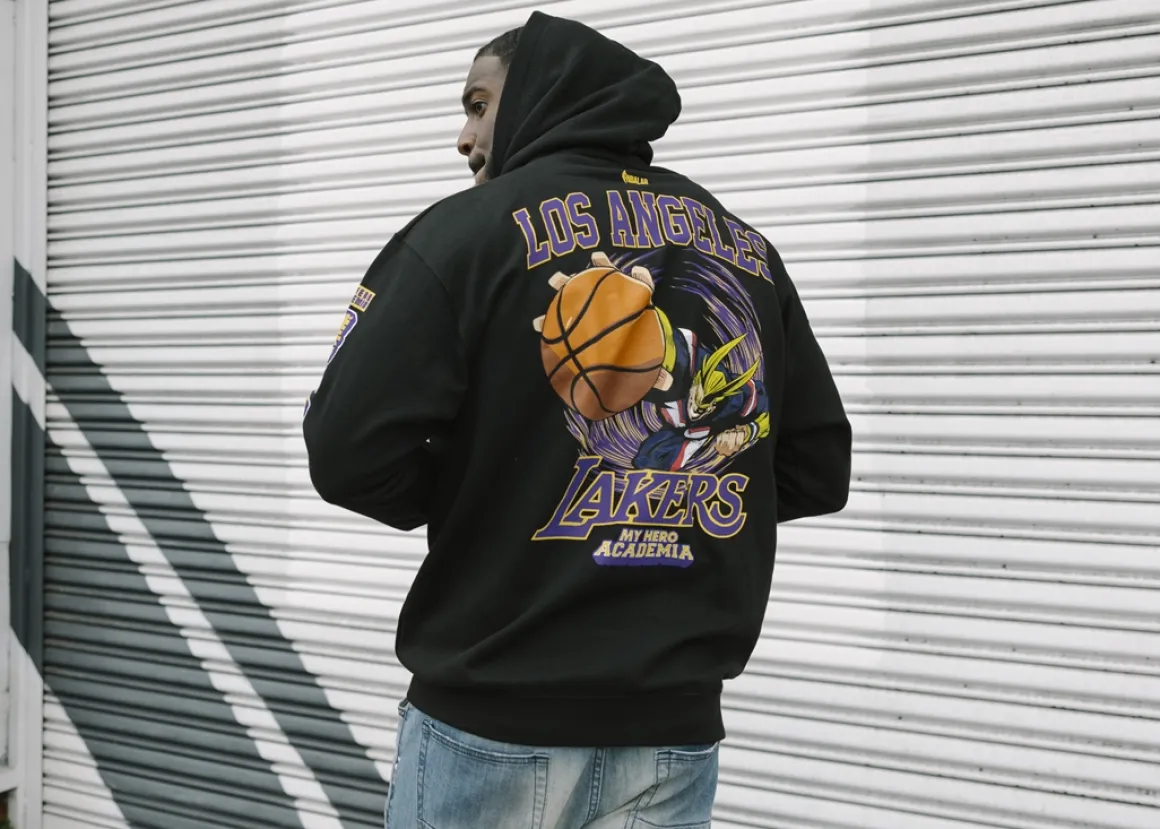 My Hero Academia x Hyperfly x NBA - Los Angeles Lakers All Might Hoodie