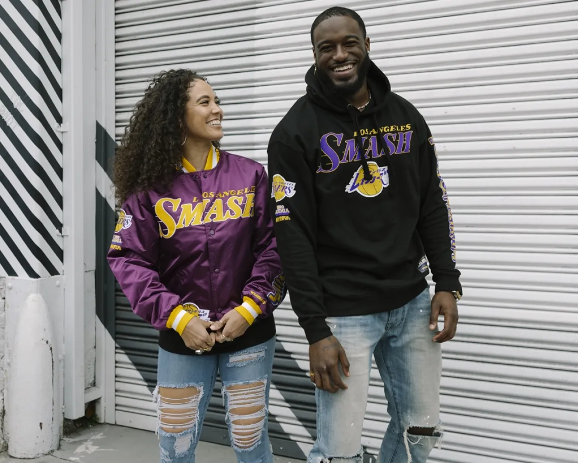 My Hero Academia x Hyperfly x NBA - Los Angeles Lakers All Might Hoodie