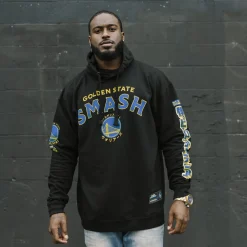 My Hero Academia x Hyperfly x NBA - Golden State Warriors All Might Hoodie