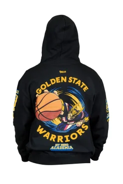 My Hero Academia x Hyperfly x NBA - Golden State Warriors All Might Hoodie