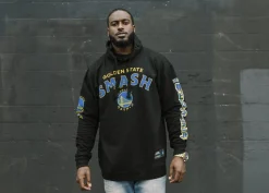 My Hero Academia x Hyperfly x NBA - Golden State Warriors All Might Hoodie