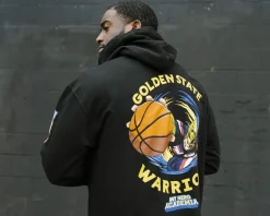 My Hero Academia x Hyperfly x NBA - Golden State Warriors All Might Hoodie