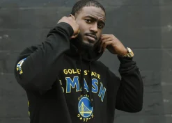 My Hero Academia x Hyperfly x NBA - Golden State Warriors All Might Hoodie