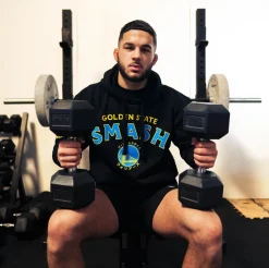 My Hero Academia x Hyperfly x NBA - Golden State Warriors All Might Hoodie