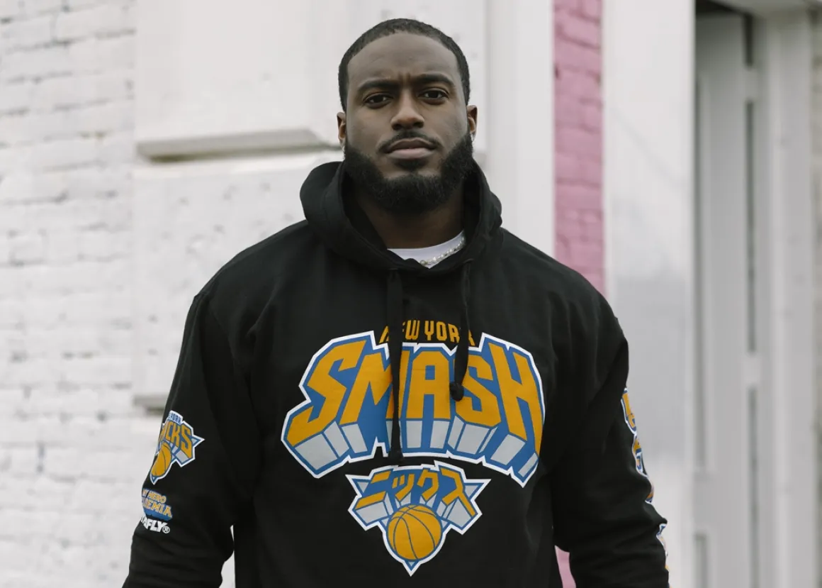 My Hero Academia x Hyperfly x NBA - New York Knicks All Might Hoodie