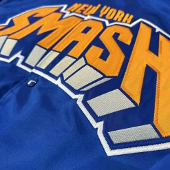 My Hero Academia x Hyperfly x NBA - All Might New York Knicks Satin Jacket