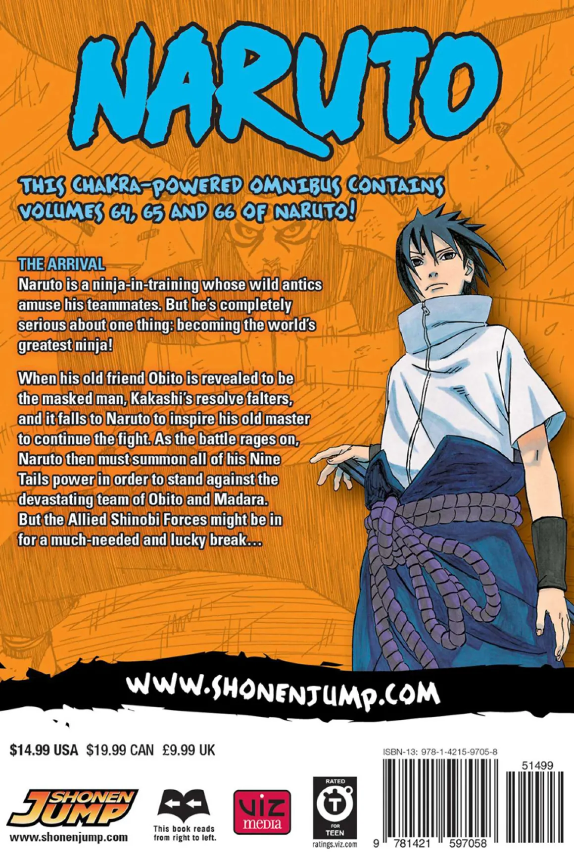 Naruto 3-in-1 Edition Manga Volume 22