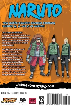 Naruto 3-in-1 Edition Manga Volume 19