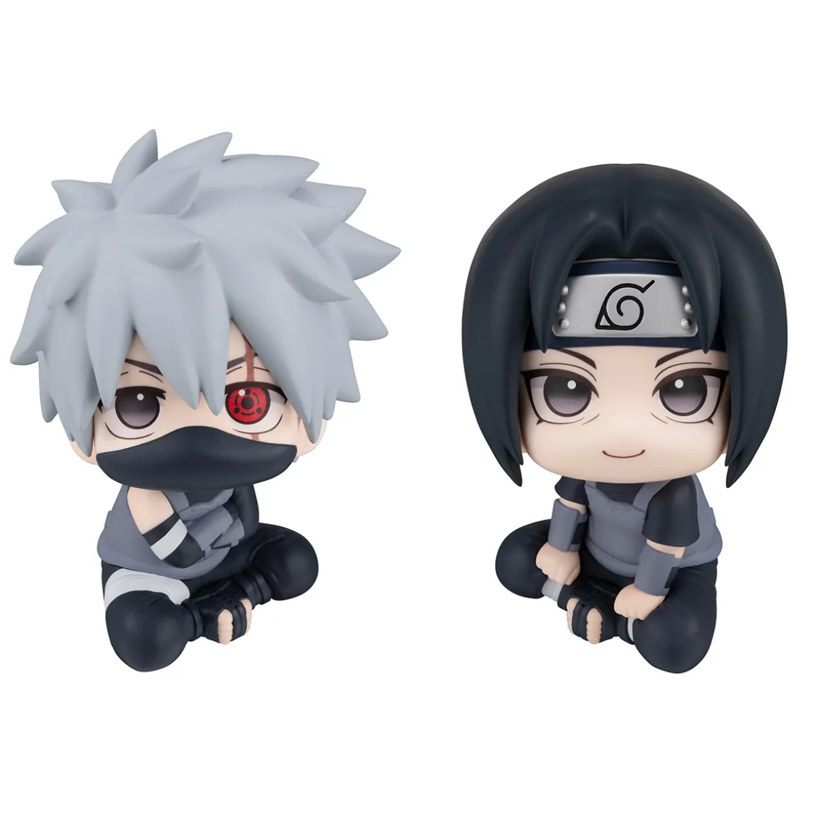 Naruto Shippuden - Kakashi Hatake & Itachi Uchiha Look Up Figure Set (Anbu Ver.) With Gift