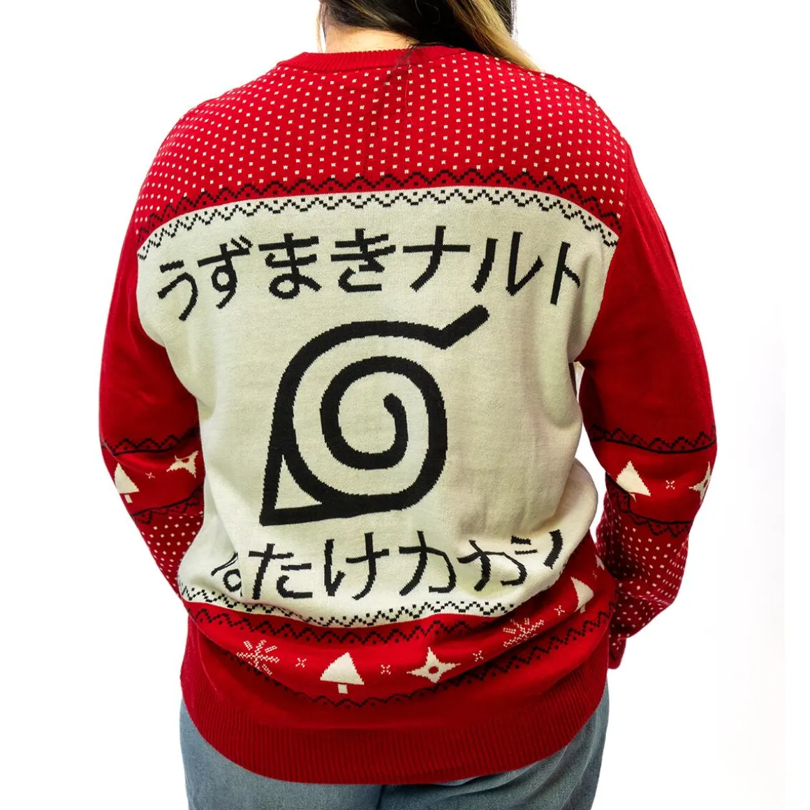 Naruto Shippuden - Naruto Kakashi Chibi Holiday Sweater - Crunchyroll Exclusive
