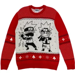 Naruto Shippuden - Naruto Kakashi Chibi Holiday Sweater - Crunchyroll Exclusive