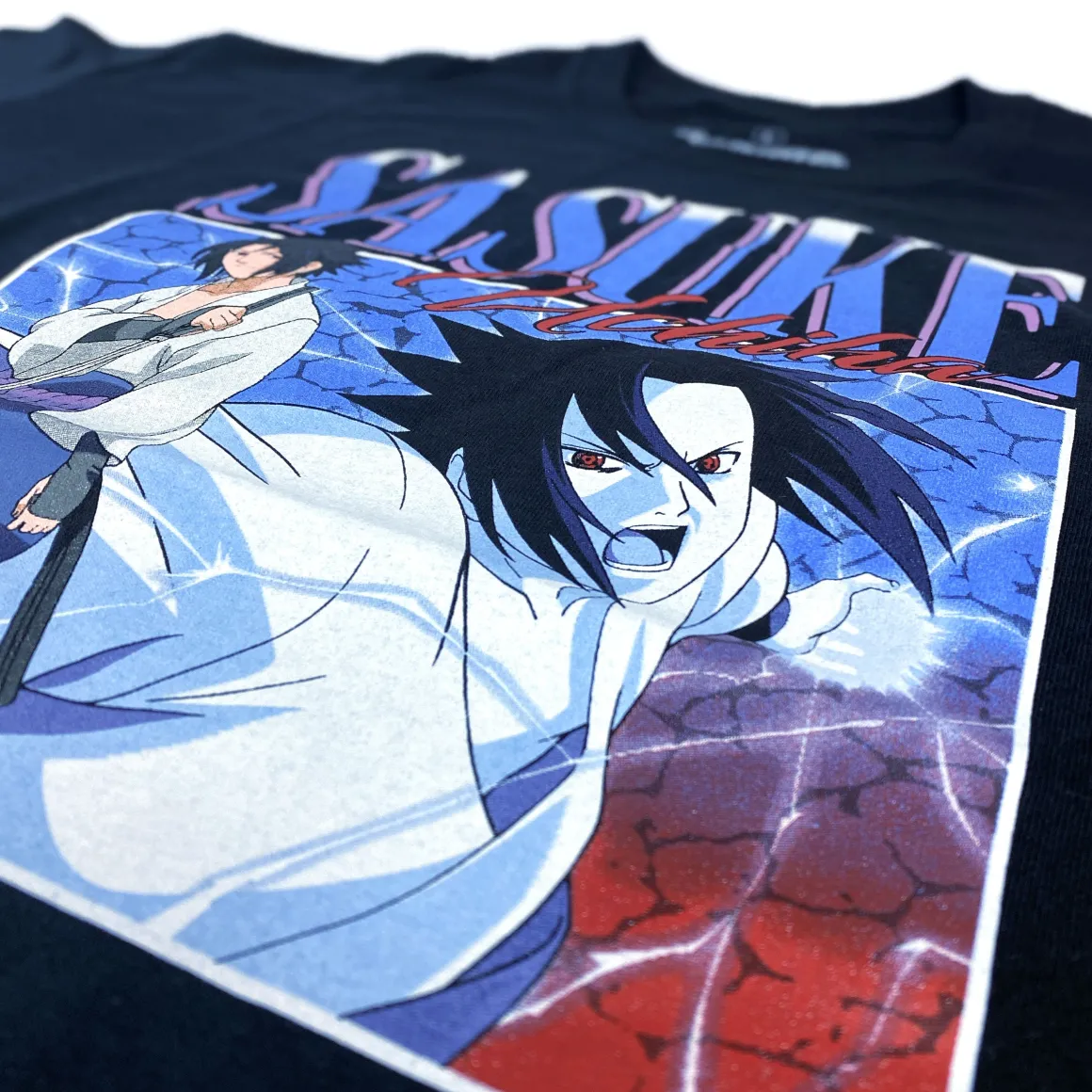Naruto Shippuden - Sasuke Uchiha '90s T-shirt - Crunchyroll Exclusive