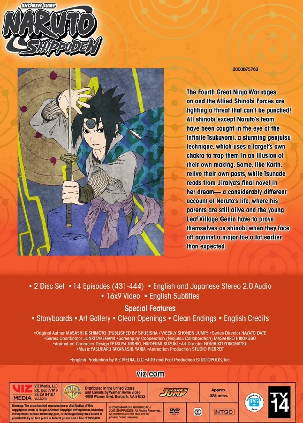 Naruto Shippuden Set 34 DVD Uncut