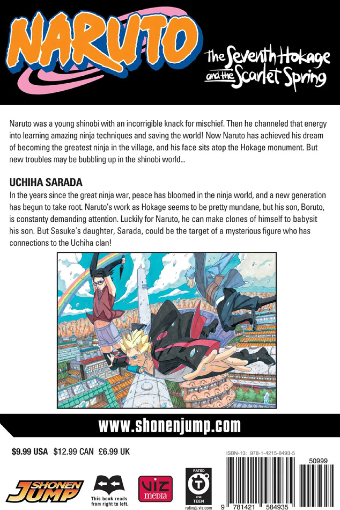 Naruto: The Seventh Hokage and the Scarlet Spring Manga