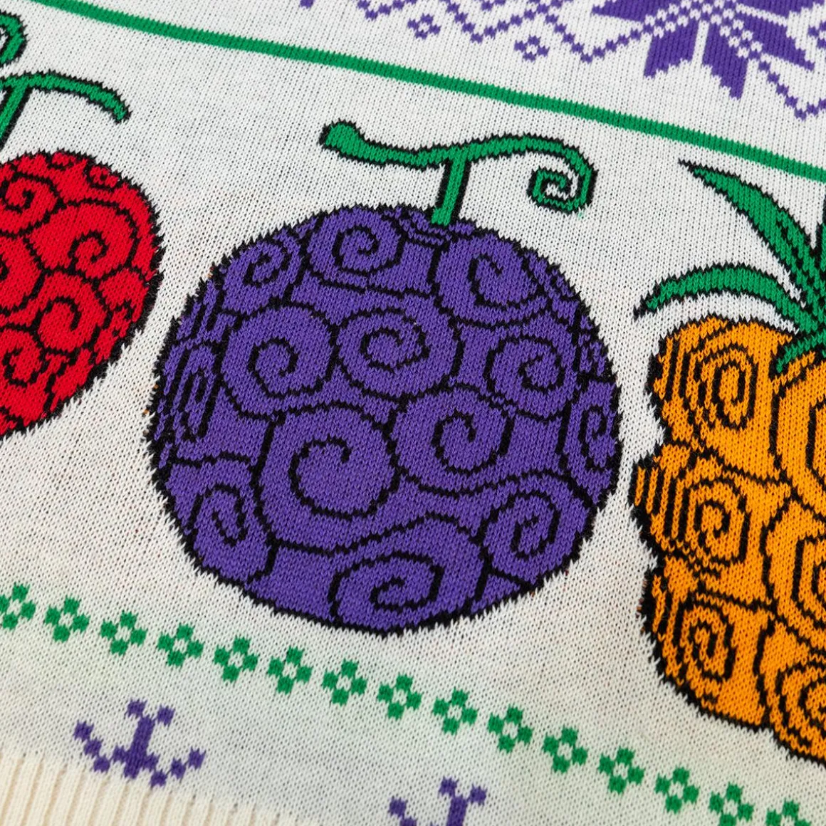 One Piece - Devil Fruit Holiday Sweater - Crunchyroll Exclusive