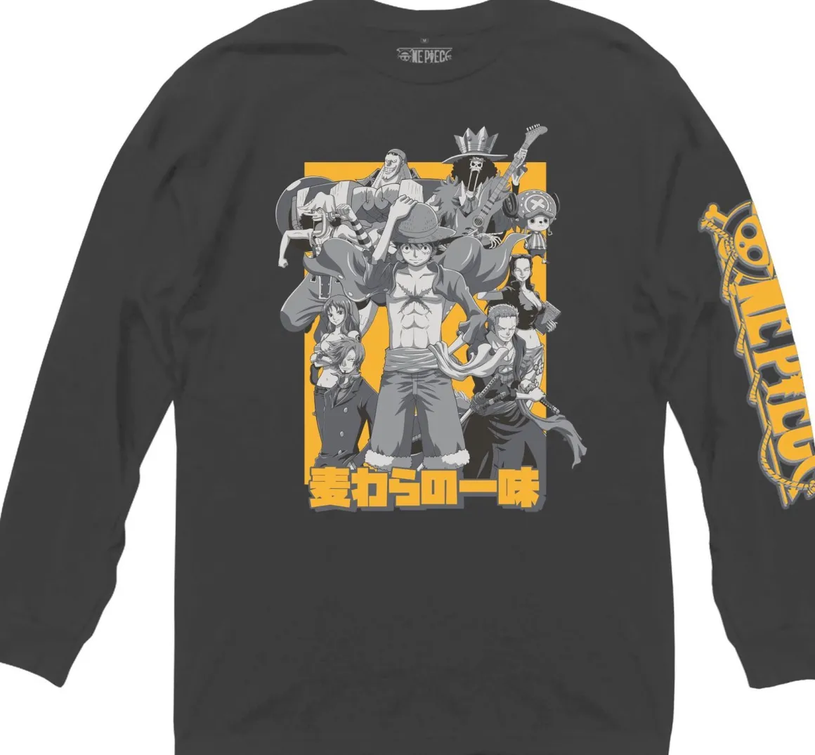 One Piece - Orange Group Long Sleeve Shirt - Crunchyroll Exclusive