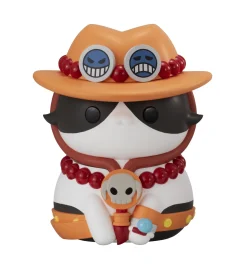 One Piece - Portgas D. Ace Nyanto! The Big Nyan Piece Series Mega Cat Project Figure