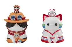 One Piece - Portgas D. Ace Nyanto! The Big Nyan Piece Series Mega Cat Project Figure