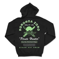 One Piece - Roronoa Zoro Pirate Hunter Hoodie - Crunchyroll Exclusive