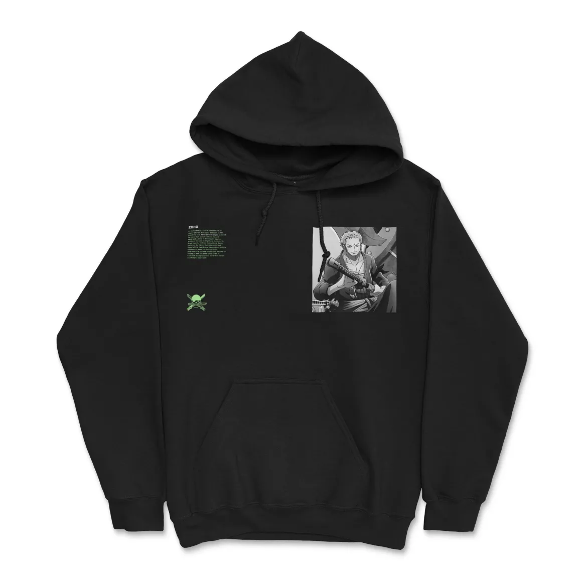 One Piece - Roronoa Zoro Pirate Hunter Hoodie - Crunchyroll Exclusive