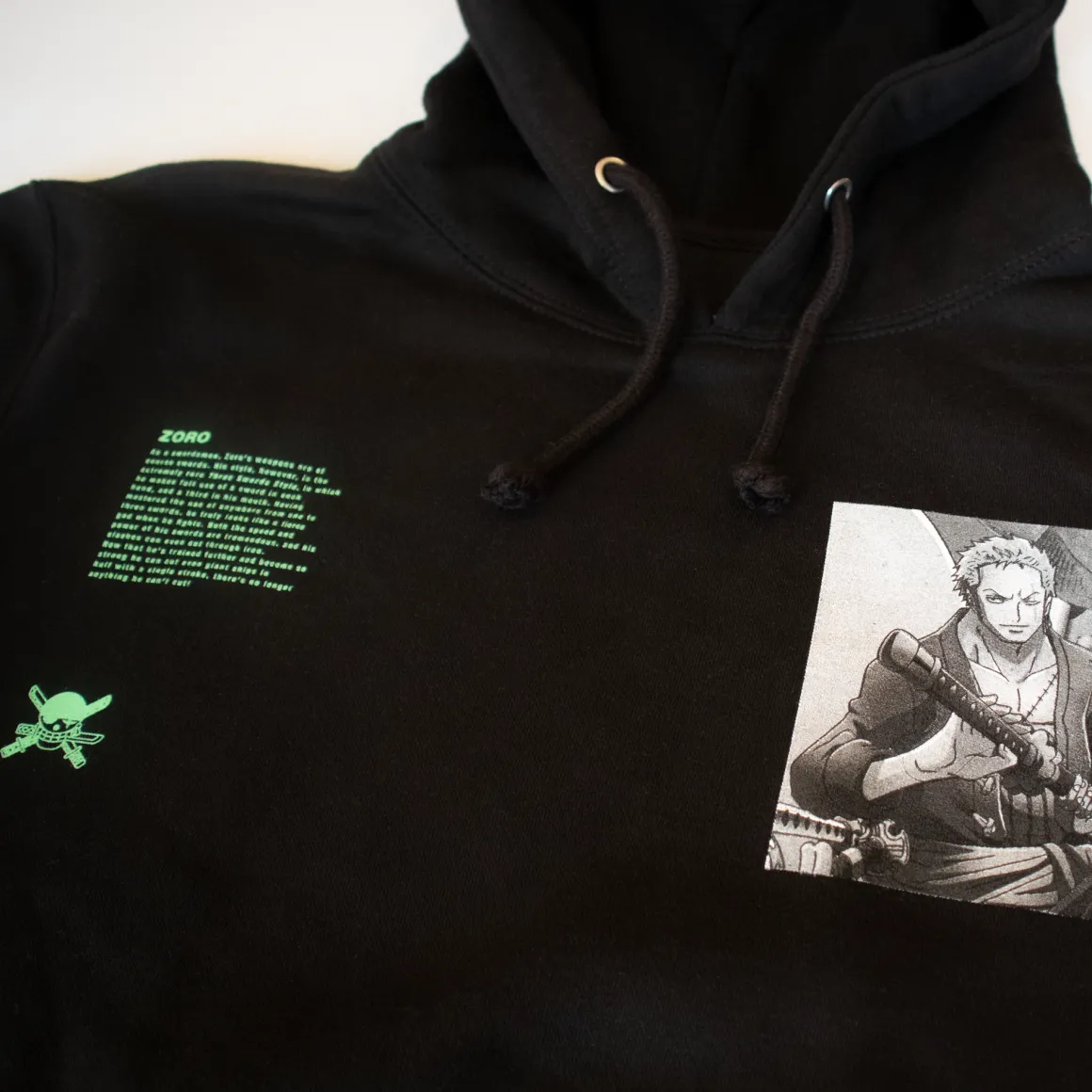One Piece - Roronoa Zoro Pirate Hunter Hoodie - Crunchyroll Exclusive