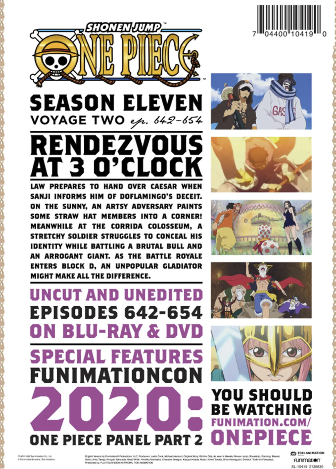 One Piece - Season 11 Voyage 2 - Blu-ray + DVD