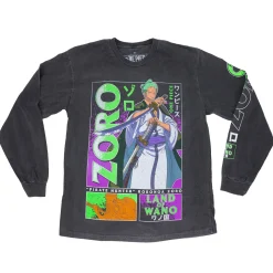 One Piece - Zoro Wano Country Long Sleeve Shirt - Crunchyroll Exclusive