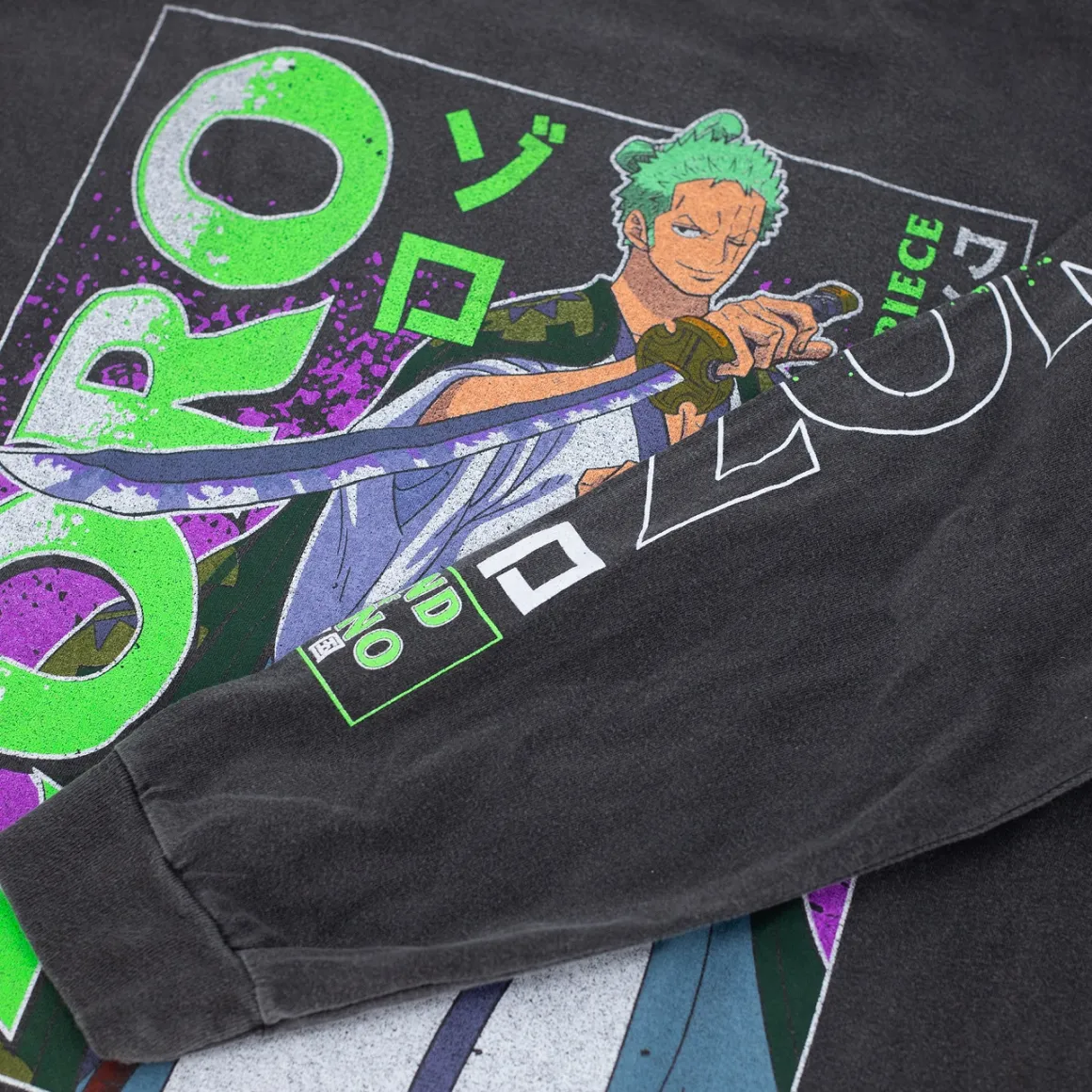 One Piece - Zoro Wano Country Long Sleeve Shirt - Crunchyroll Exclusive