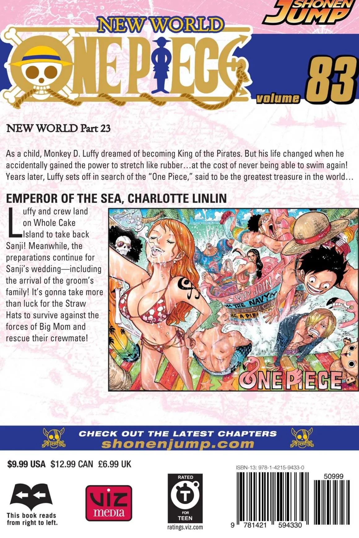 One Piece Manga Volume 83