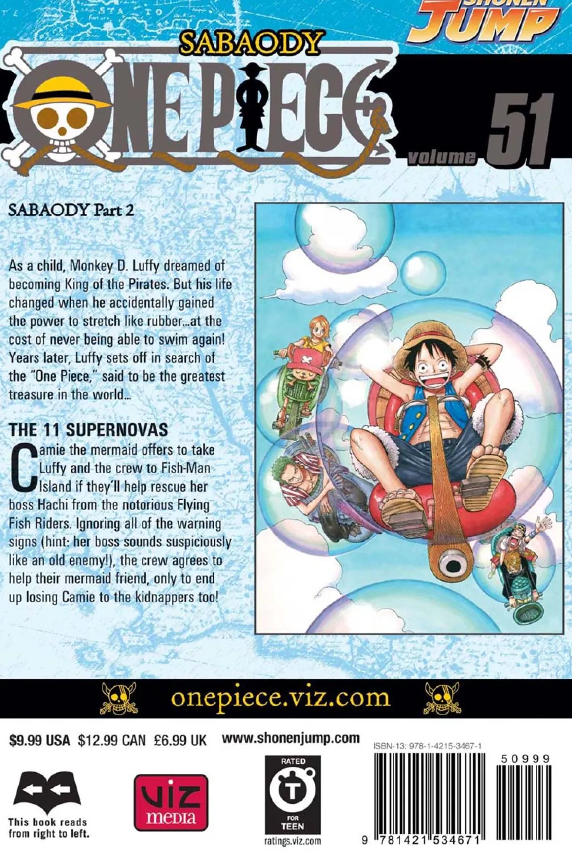 One Piece Manga Volume 51