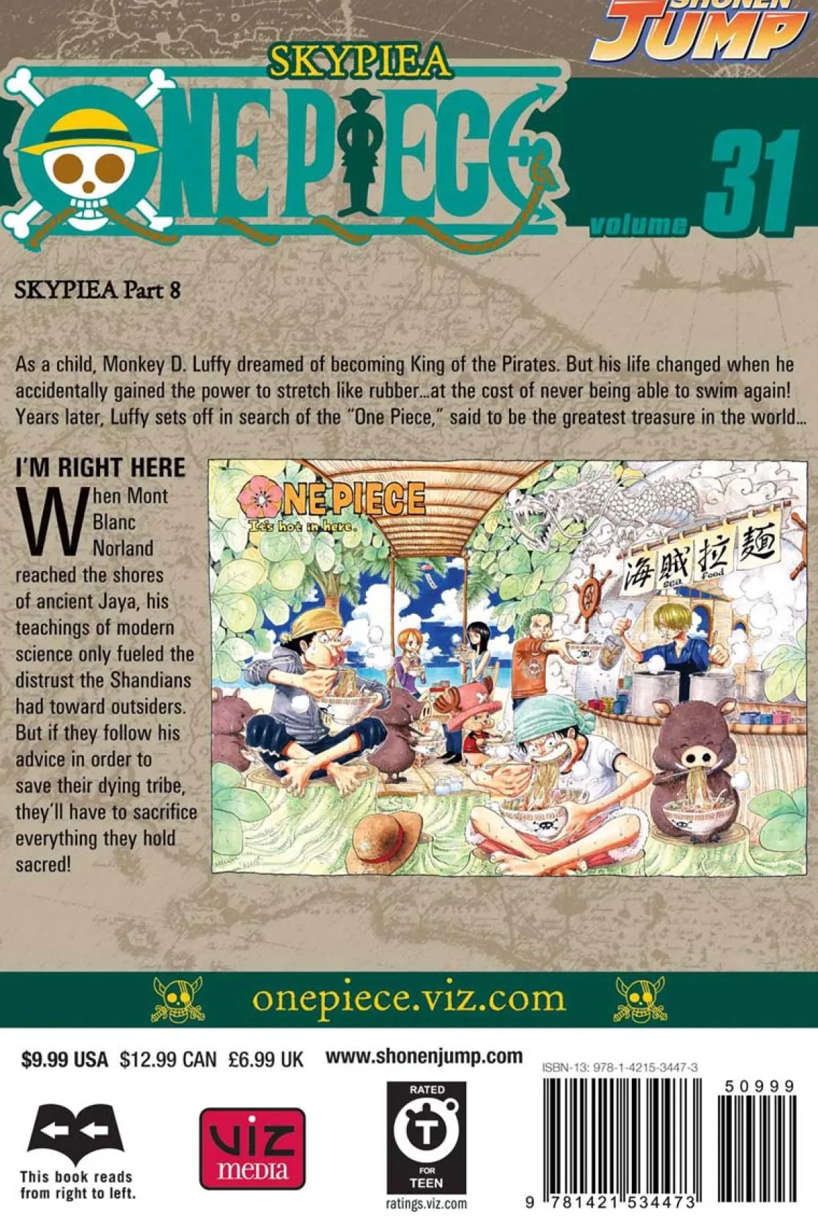 One Piece Manga Volume 31