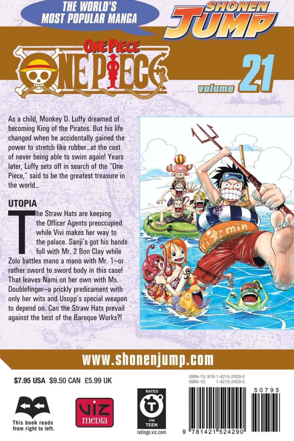 One Piece Manga Volume 21
