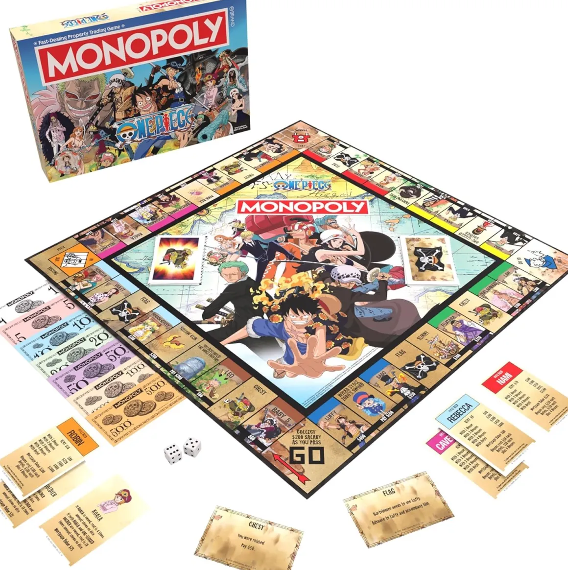 One Piece Monopoly Board Game