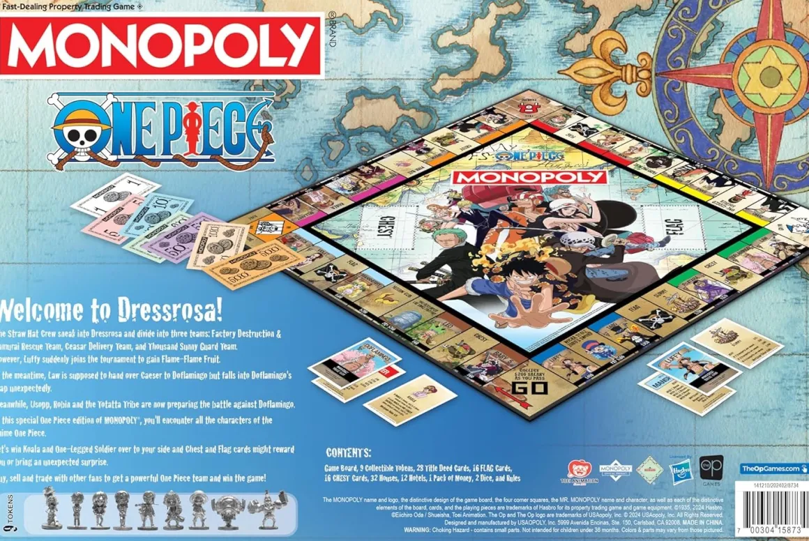 One Piece Monopoly Board Game