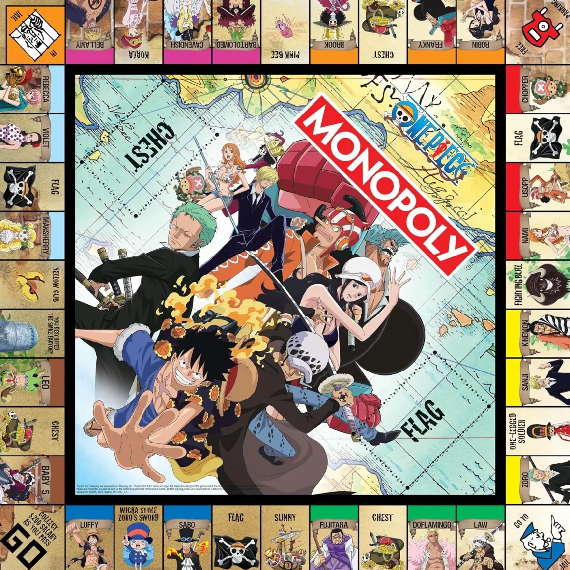 One Piece Monopoly Board Game