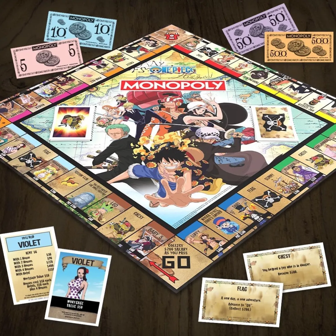 One Piece Monopoly Board Game