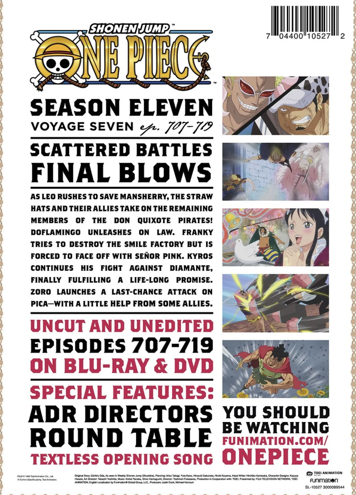 One Piece Season 11 Part 7 Blu-ray/DVD