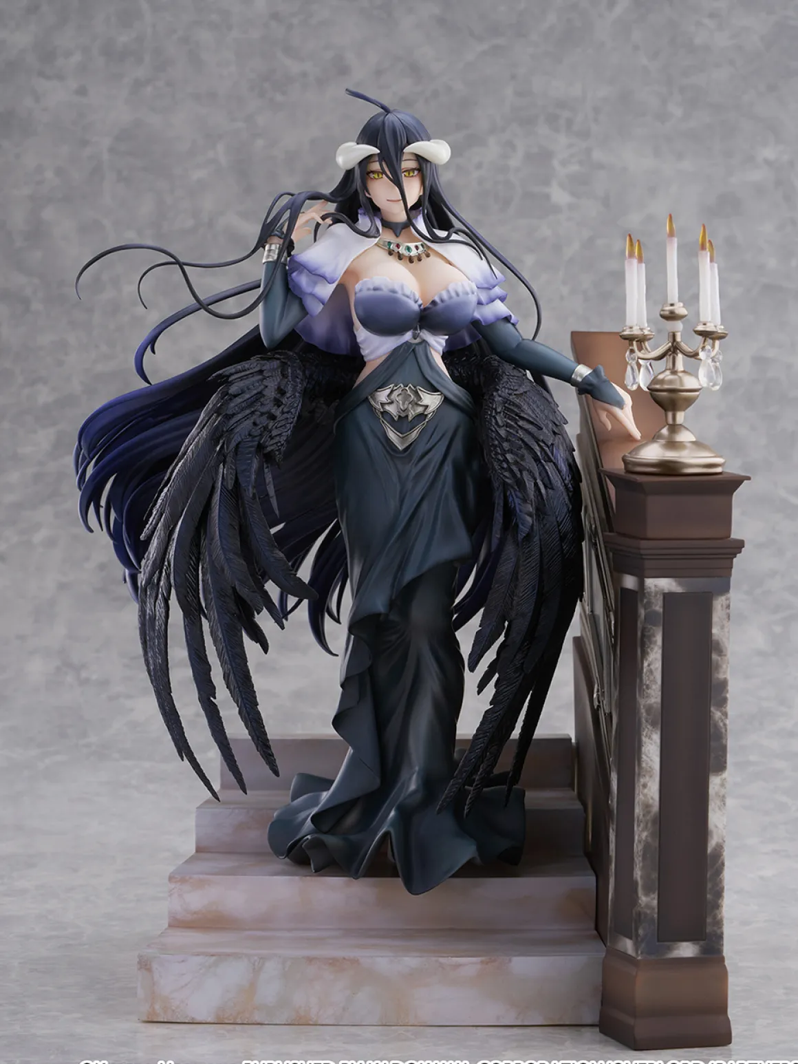 Overlord - Albedo 1/7 Scale Shibuya Scramble Figure (Jet Black Dress Ver.)