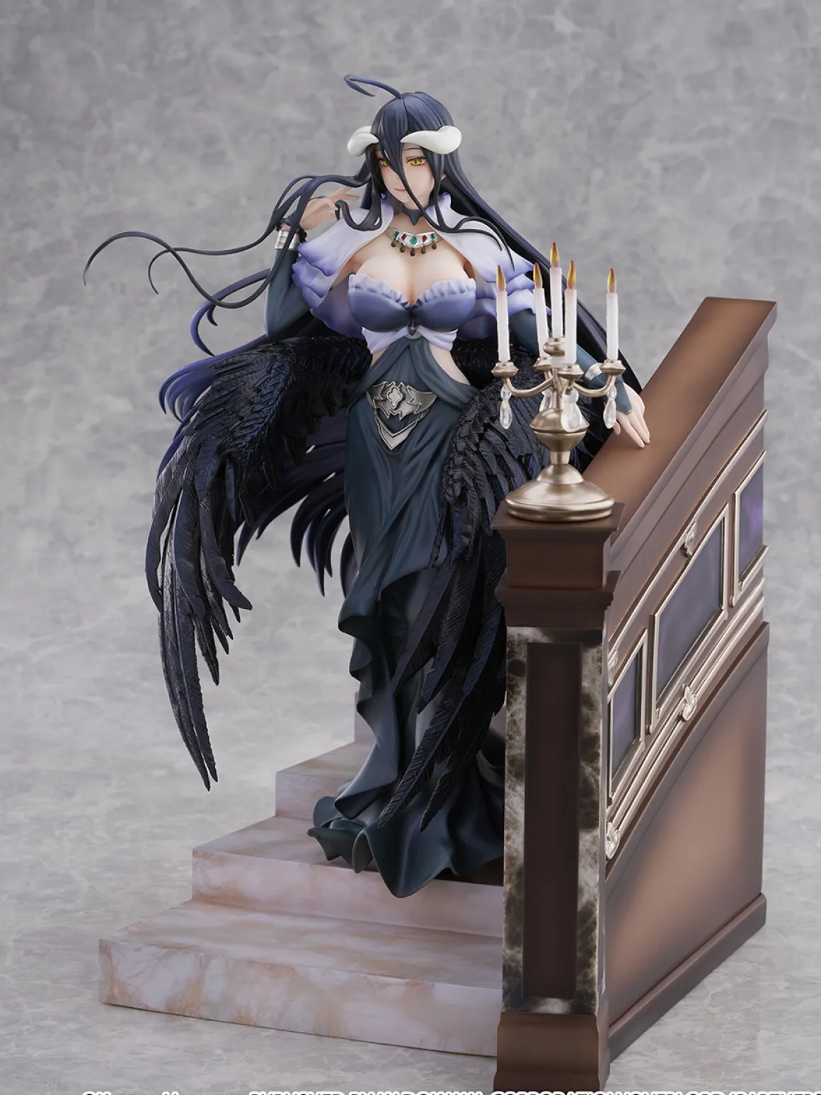 Overlord - Albedo 1/7 Scale Shibuya Scramble Figure (Jet Black Dress Ver.)