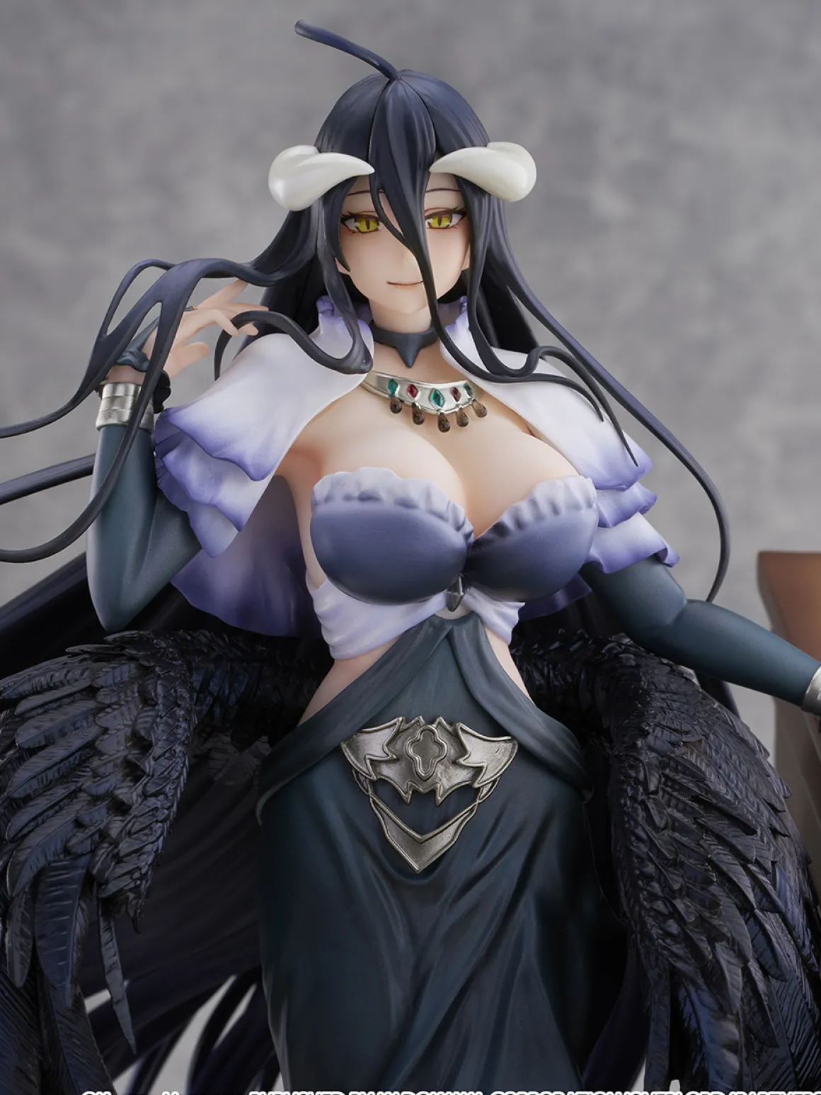 Overlord - Albedo 1/7 Scale Shibuya Scramble Figure (Jet Black Dress Ver.)