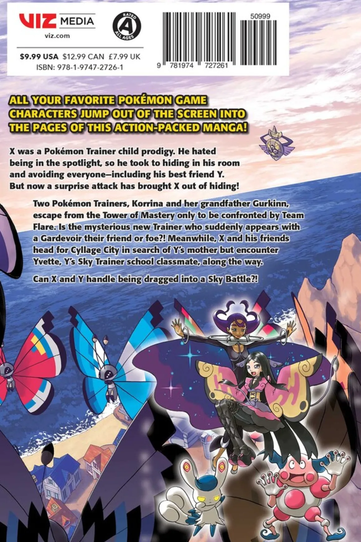 Pokemon Adventures XY Manga Volume 3