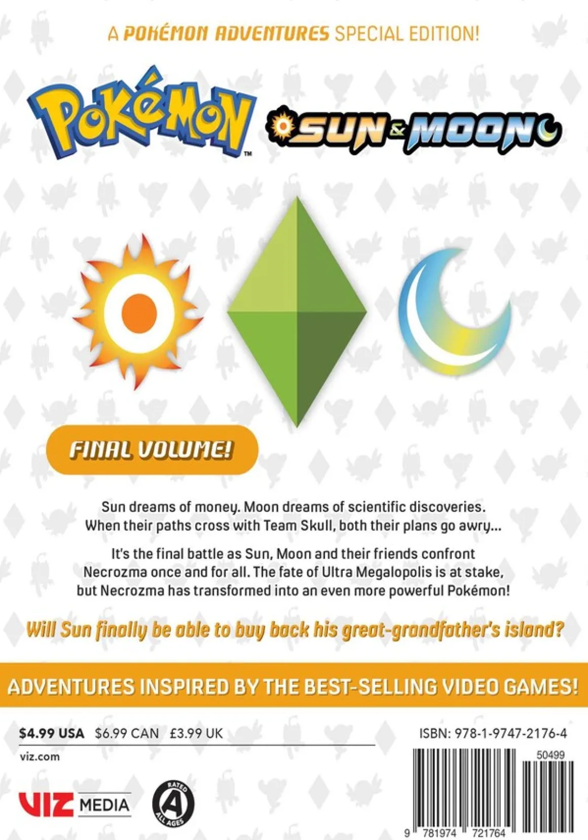 Pokemon Sun & Moon Manga Volume 12