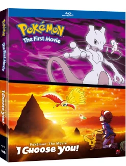 Pokemon The First Movie and I Choose You! Double Feature Blu-ray