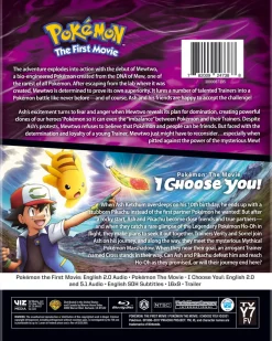 Pokemon The First Movie and I Choose You! Double Feature Blu-ray
