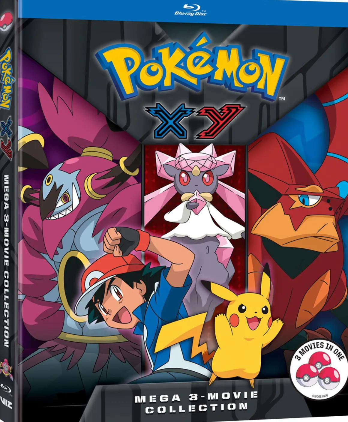Pokemon XY Mega 3-Movie Collection Blu-ray
