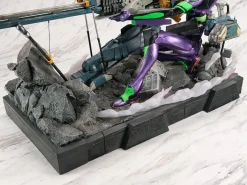 Rebuild of Evangelion - Evangelion Unit-01 Statue (Operation Yashima Premium Metallic Color Ver.) - Crunchyroll Exclusive