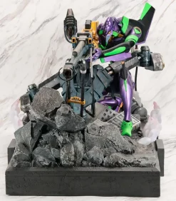 Rebuild of Evangelion - Evangelion Unit-01 Statue (Operation Yashima Premium Metallic Color Ver.) - Crunchyroll Exclusive