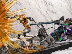 Rebuild of Evangelion - Evangelion Unit-01 Statue (Operation Yashima Premium Metallic Color Ver.) - Crunchyroll Exclusive